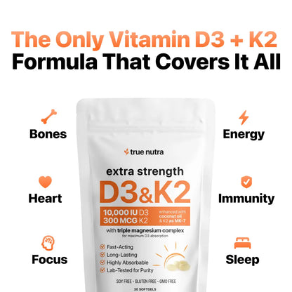 [First Order One-Time Bonus] FREE Vitamin D3 & K2